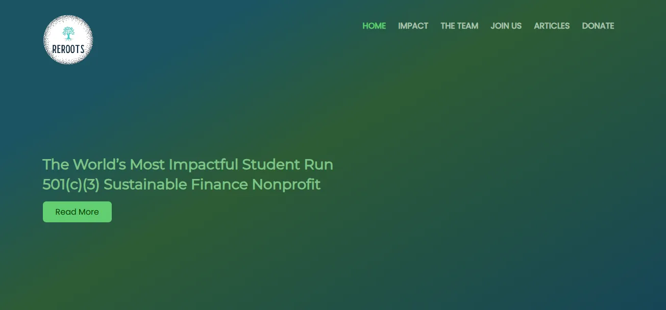 Renewable Roots project screenshot